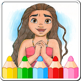 Coloring Games for moanaa icon