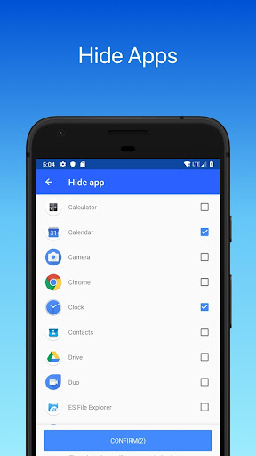 Android application AlphaLauncher Customize screen screenshort