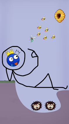 Save the Rainbow Blue Monster - Screenshot 3