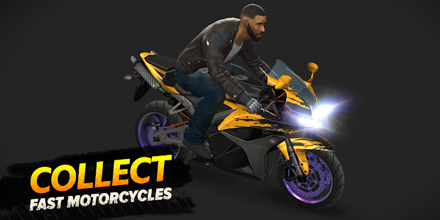 Highway Rider Motorcycle Racer Tangkapan layar