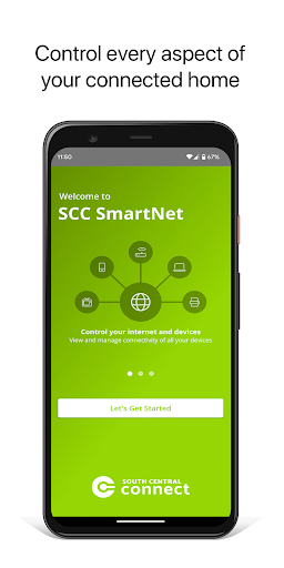 Android application SCC SmartNet screenshort