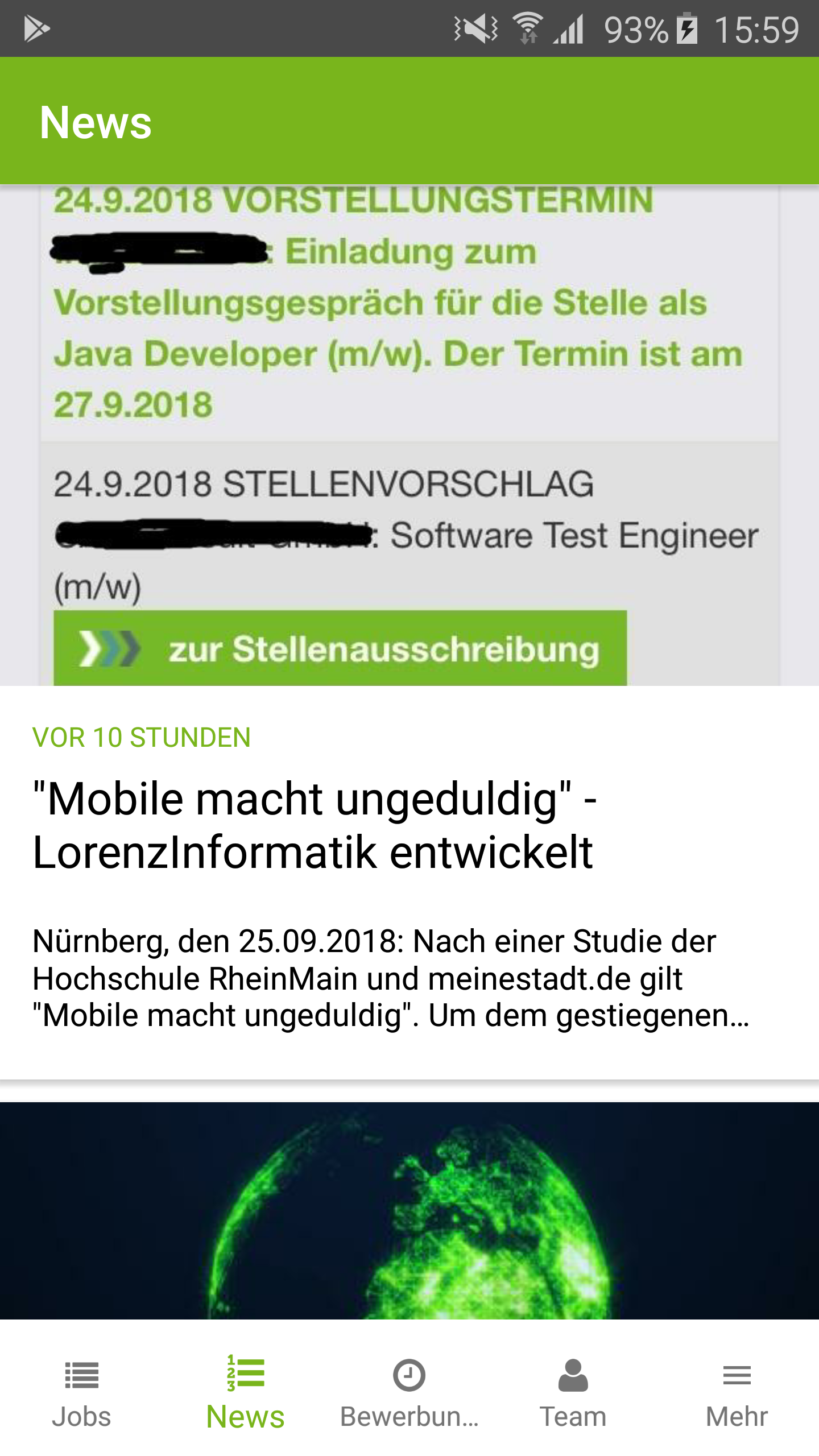 Android application LorenzInformatik screenshort