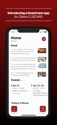 Android application Clinton CUSD15, IL screenshort
