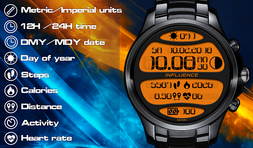 LCD watch face  INFLUENCE Neo