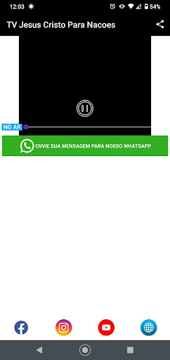 Android application TV Jesus Cristo Para Nações screenshort