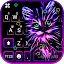 Purple Neon Cat Keyboard Theme