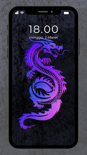 Wallpaper Hewan Neon Screen 3