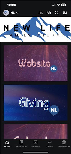 Android application NewLifeBlairsville screenshort