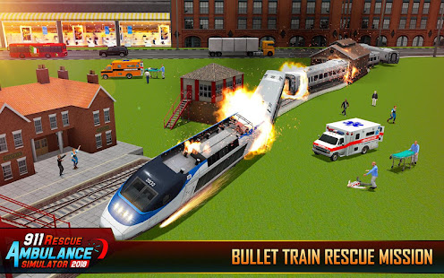 Ambulance Rescue Driving Games 1.1.1 APK screenshots 2