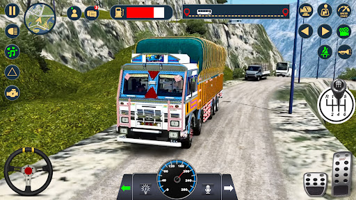 Android application Indian Truck Drive Lorry Games screenshort