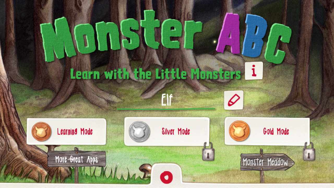 Android application Monster ABC - Learning with the little Monsters screenshort