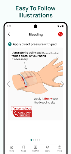 Screenshot of iFirstAid
