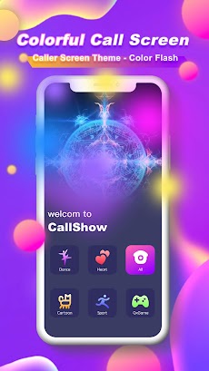 Caller Screen Theme - Color Flashのおすすめ画像2