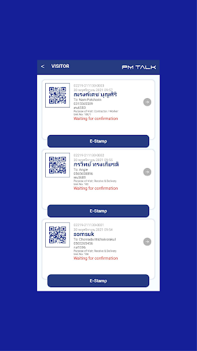 Android application PMOC PM Talk screenshort