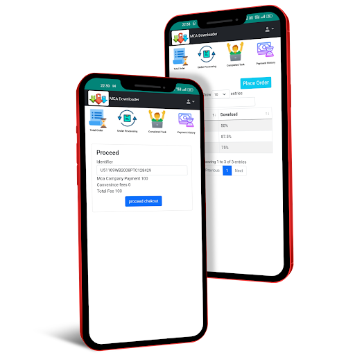 MCA Downloader - Company Data Screen 3