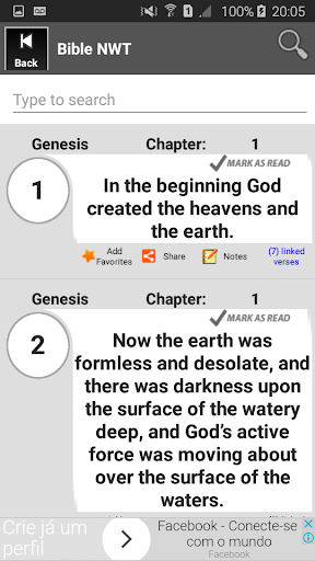 Holy Bible New World Translati Screen 2