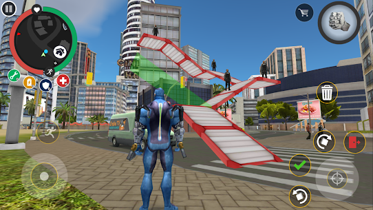 Rope Hero: Cheatground MOD 1