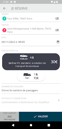 un-chauffeur.com Screen 2