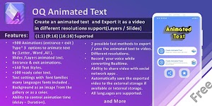 screenshot of Animated Text Creator - Text A