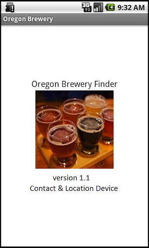 Android application Oregon Brewery Finder: Phones screenshort