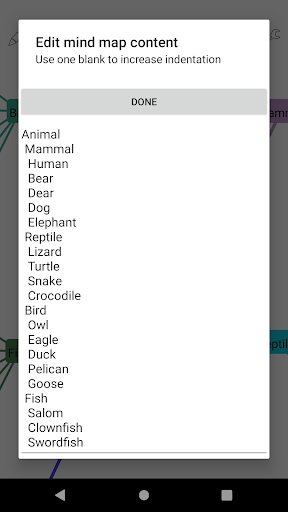 Android application Mind Map 3 screenshort