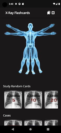 Android application X-Ray Flashcards (Pneumonia) screenshort