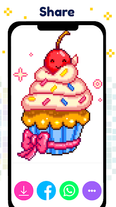 Pixel Art Color by number Game - Screenshot 4