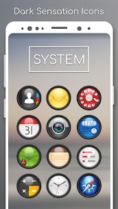 Dark Sensation Icon Pack 7.0.2 Apk 2