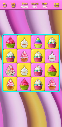 Android application 2048 Cupcakes screenshort