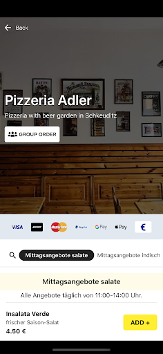 Pizzeria Adler Screen 2