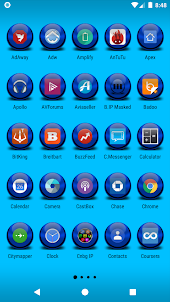 Blue Icon Pack Masked
