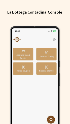 Android application Console La Bottega Contadina screenshort