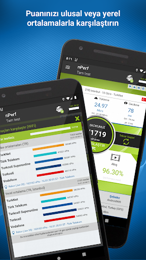 Hız testi 4G 5G WiFi ekran görüntüsü