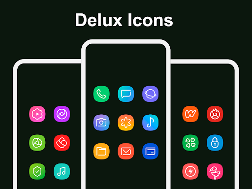 Android application Delux - Icon Pack screenshort