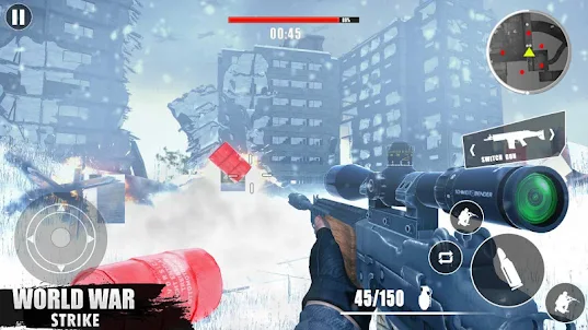 War Strike: 二战 手機遊戲 生死狙擊 枪炮 真的