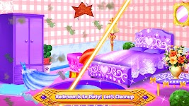 screenshot of Princess Room Cleanup Washer