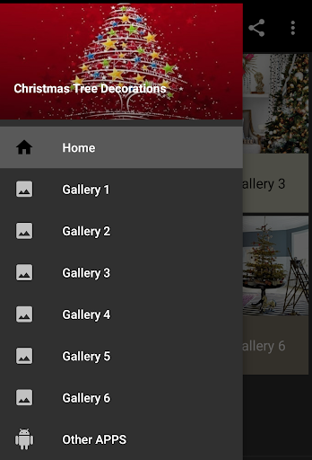 Android application Christmas Tree screenshort