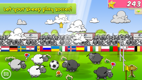 Zrzut ekranu Premium Chmury i owce