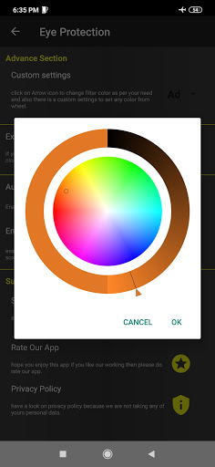 Eye Protection - Night Filter Screen 3