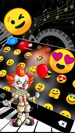 Scary Piano Clown Keyboard Bac Screen 3