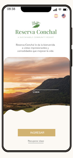 Android application Reserva Conchal Resort screenshort