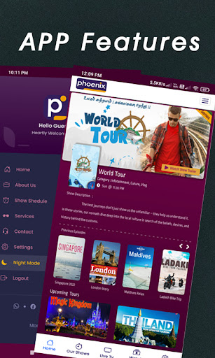 Android application Live TV Demo screenshort