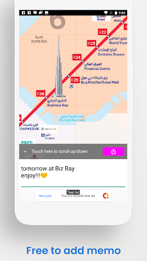 DUBAI METRO TRAM BUS GUIDE MAP