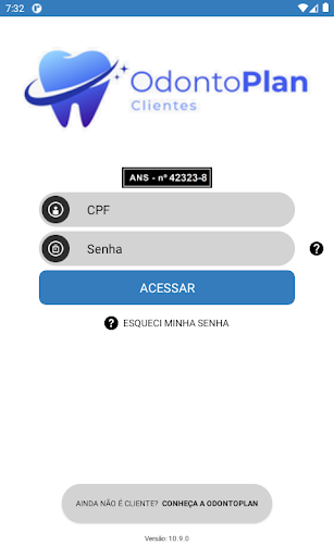 Android application ODONTOPLAN CLIENTES screenshort