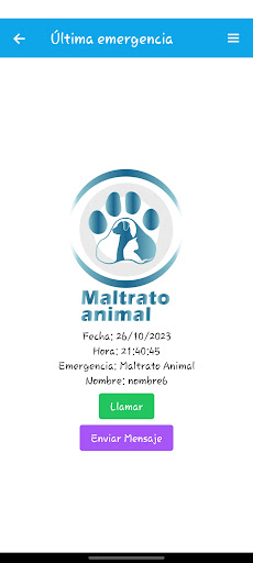 Alarmas Grupo Item Screen 3