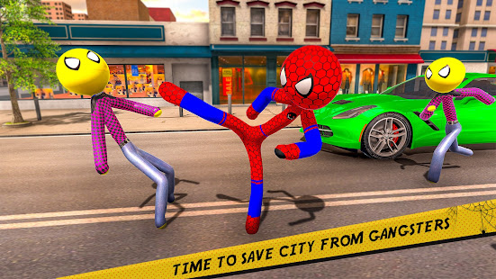 Spider Hero Rope Gangster City 0.2 APK + Mod (Unlimited money) untuk android