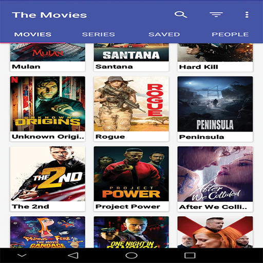 Android application The Movies screenshort