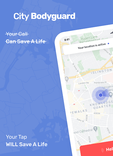 Android application City Bodyguard screenshort