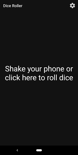 Android application EasyRoll Dice screenshort
