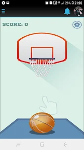 Flick basketball: Shooting